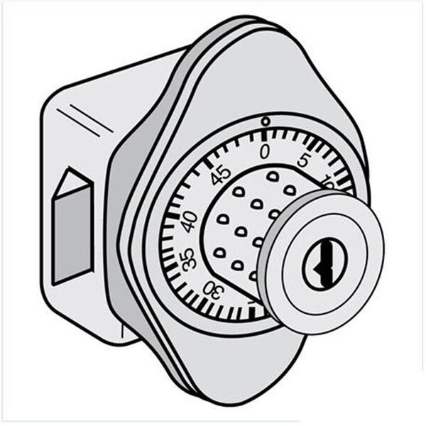 Salsbury Industries Salsbury Industries 33310 Combination Lock Built-in for Designer Wood Locker Door 33310 - main